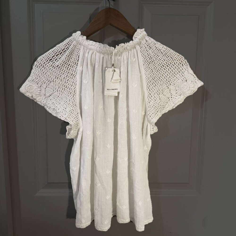 Ulla Johnson Women's Benedicte Top Natural Size 10